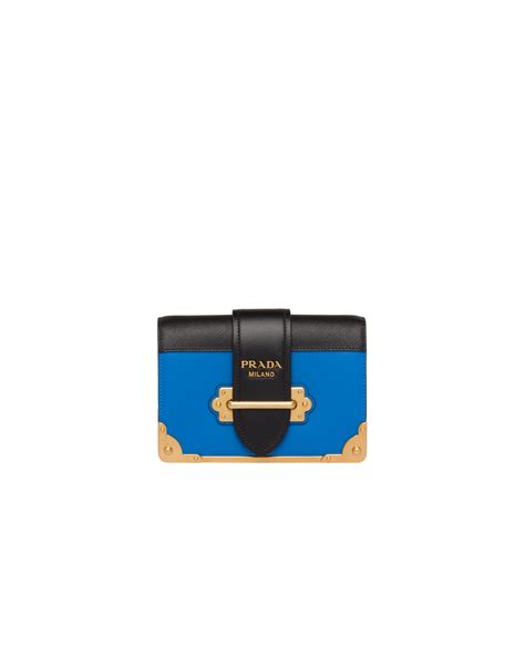 prada black cahier|Ink Blue/black Leather Prada Cahier Bag .